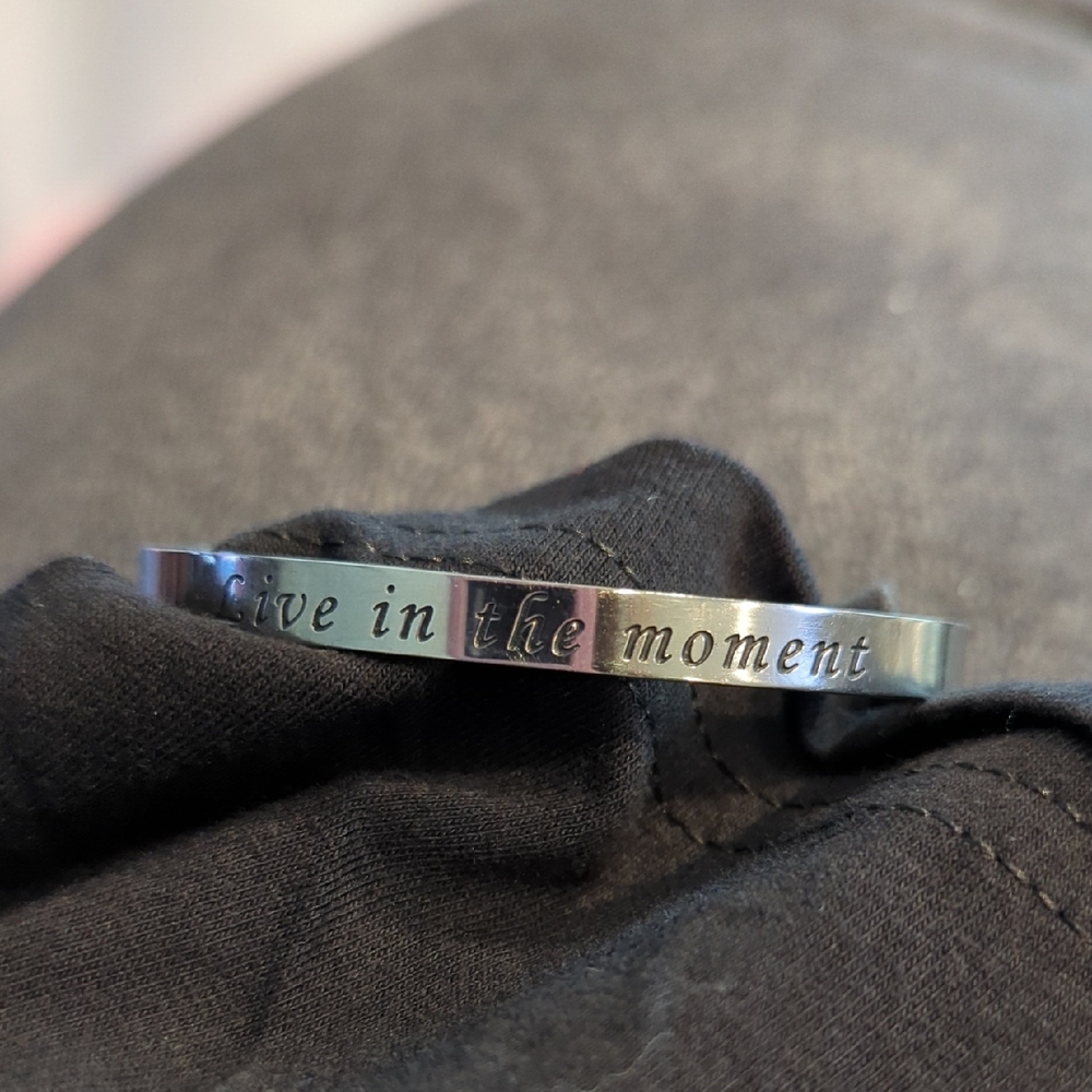 Silver Inspirational Bracelet